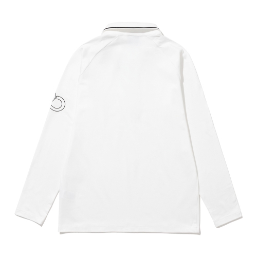 와이에리 웰딩 포인트 긴팔 티셔츠 [WHITE]