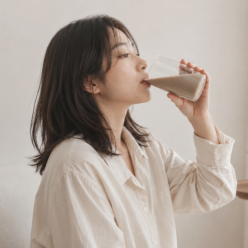 아답토랩 국산 서리태 맷돌 무가당 콩물 두유 1케이스 (180ml x 15포)