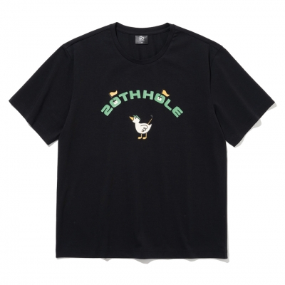 투에니더그 골프 프린트 남성 반팔 티셔츠 [BLACK]