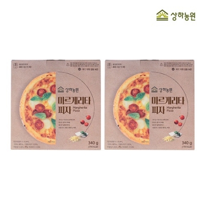 [상하농원] 48시간 저온 숙성 수제 나폴리 화덕 마르게리타 피자 x 2개